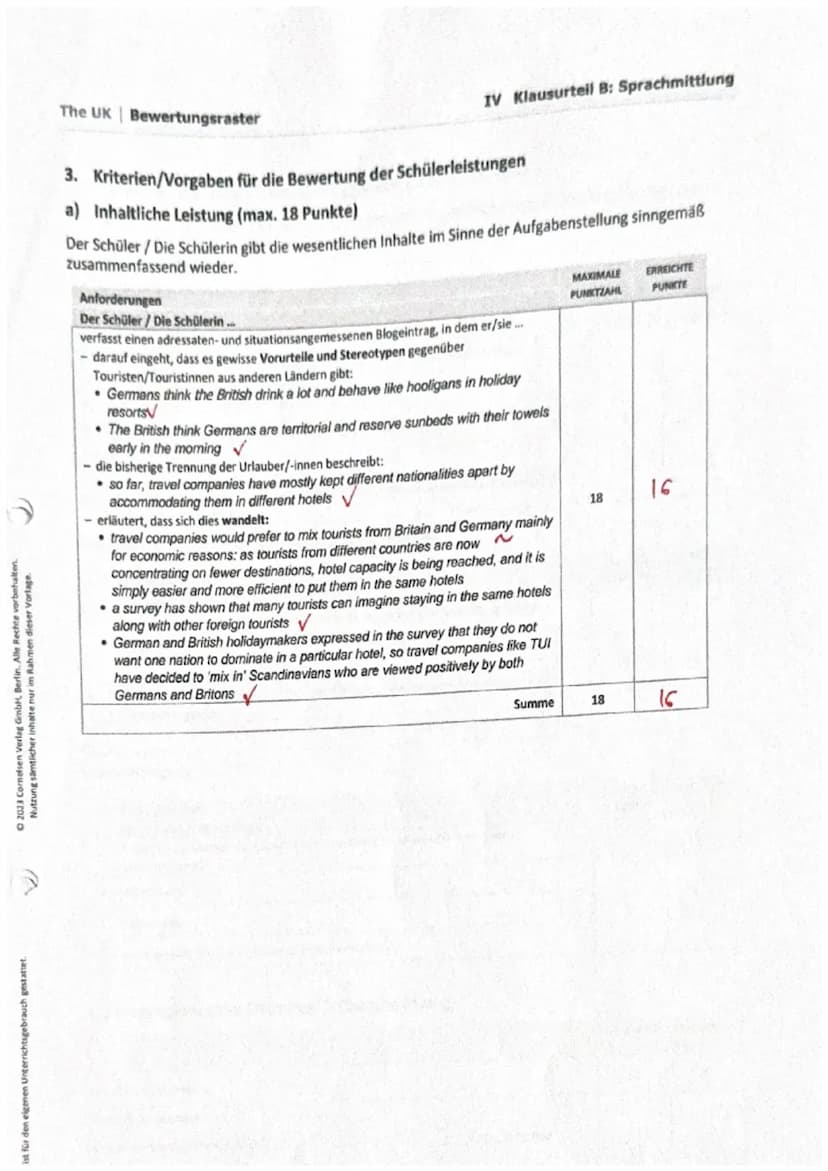 Die Vervielfältigung dieser Seite ist für den eigenen Unterrichtsgebrauch gestattet.
2023 Cornelsen Verlag GmbH, Berlin. Alle Rechte vorbeha