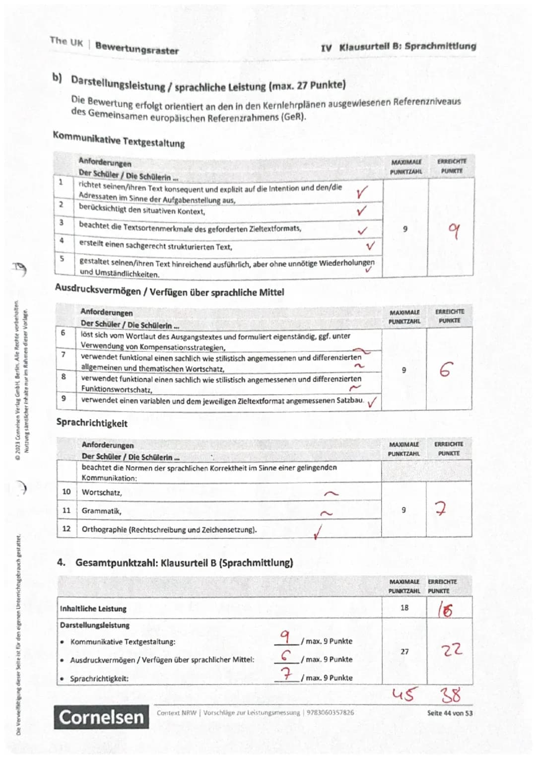Die Vervielfältigung dieser Seite ist für den eigenen Unterrichtsgebrauch gestattet.
2023 Cornelsen Verlag GmbH, Berlin. Alle Rechte vorbeha