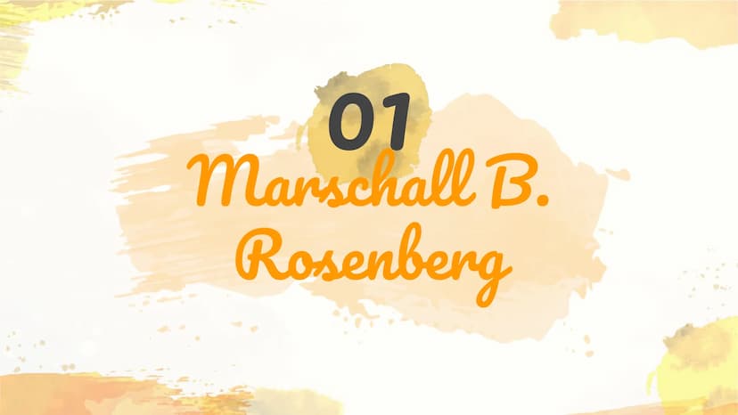 Gewaltfreie
Kommunikation Struktur
1) Marschall B. Rosenberg
2) Das Konzept Rosenberg's
a) Beobachtung
b) Gefühl
c) Bedürfnis
d) Bitten
3) F
