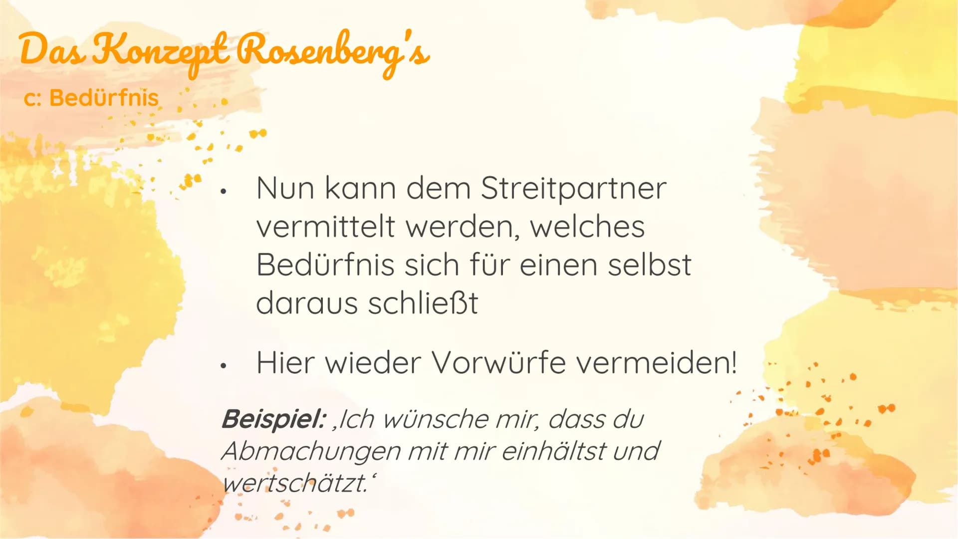 Gewaltfreie
Kommunikation Struktur
1) Marschall B. Rosenberg
2) Das Konzept Rosenberg's
a) Beobachtung
b) Gefühl
c) Bedürfnis
d) Bitten
3) F