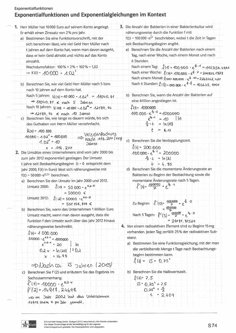 Verkettete Funktionen
⇒ f(g(x)) = (x³ +1)?
g(x) = x³ + 1
f(x)
Scx)2
(x³ + 1)²
Ableitung bilden:
f(x) = g(v(x))
f'(x) ='s (vcx)) • V'(x)
f(x)