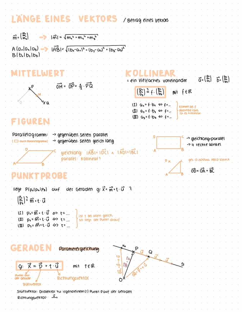 KOORDINATENSYSTEM
**
VEKTOREN
T(212)
+
-Ortsvektor
*/ Orist
√(²)
of (3)
X₂ & X3-Achse: Nummerierung
doppelt so groß wie X₁-Achse
196
+-1
·Ge