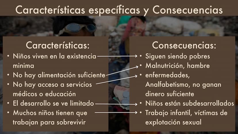 LOS NIÑOS
DE LA CALLE
Una presentación de
Jenny y Max 01
Informaciones Generales
04
Formas del Trabajo infantil
Sumario
02
Características e