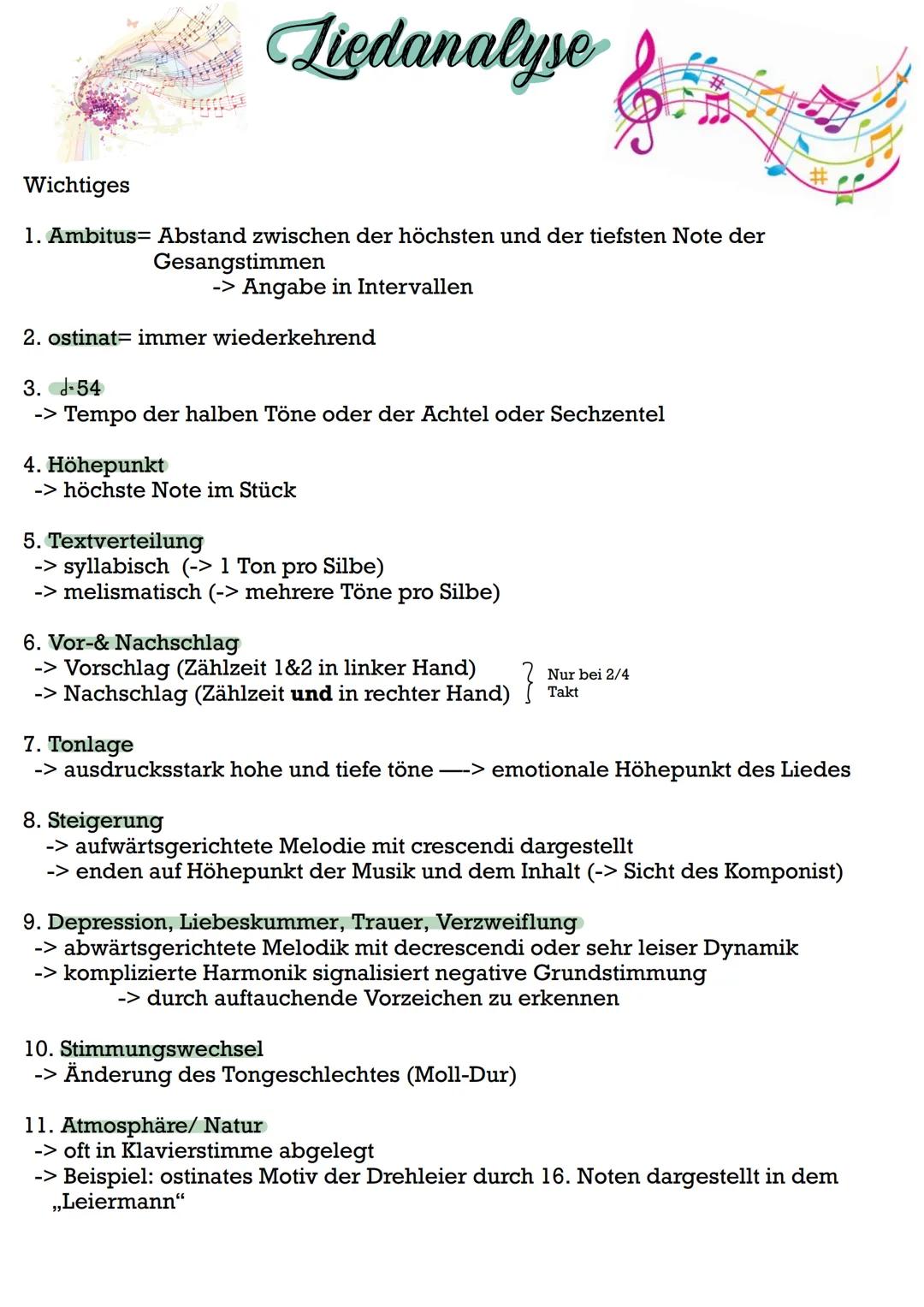 # Liedanalyse

-> Vergleich Gedichttext - Liedtext

-> hat Komponist Veränderung in der Gedichtstruktur vorgenommen

-> Vergleich Gedichtver