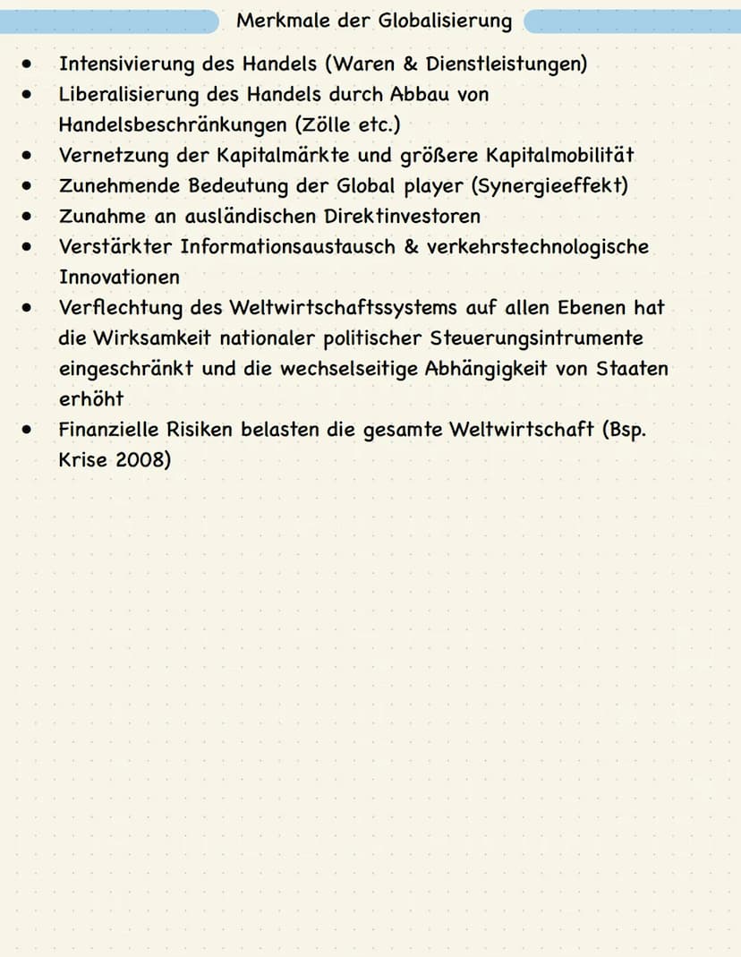 Politik: Schwerpunktthema 2
05.03.2023
Jana Janecki Checkliste:
● Merkmale der Globalisierung
● Globale Ungleichheit
-> Globaler Sünden, Glo