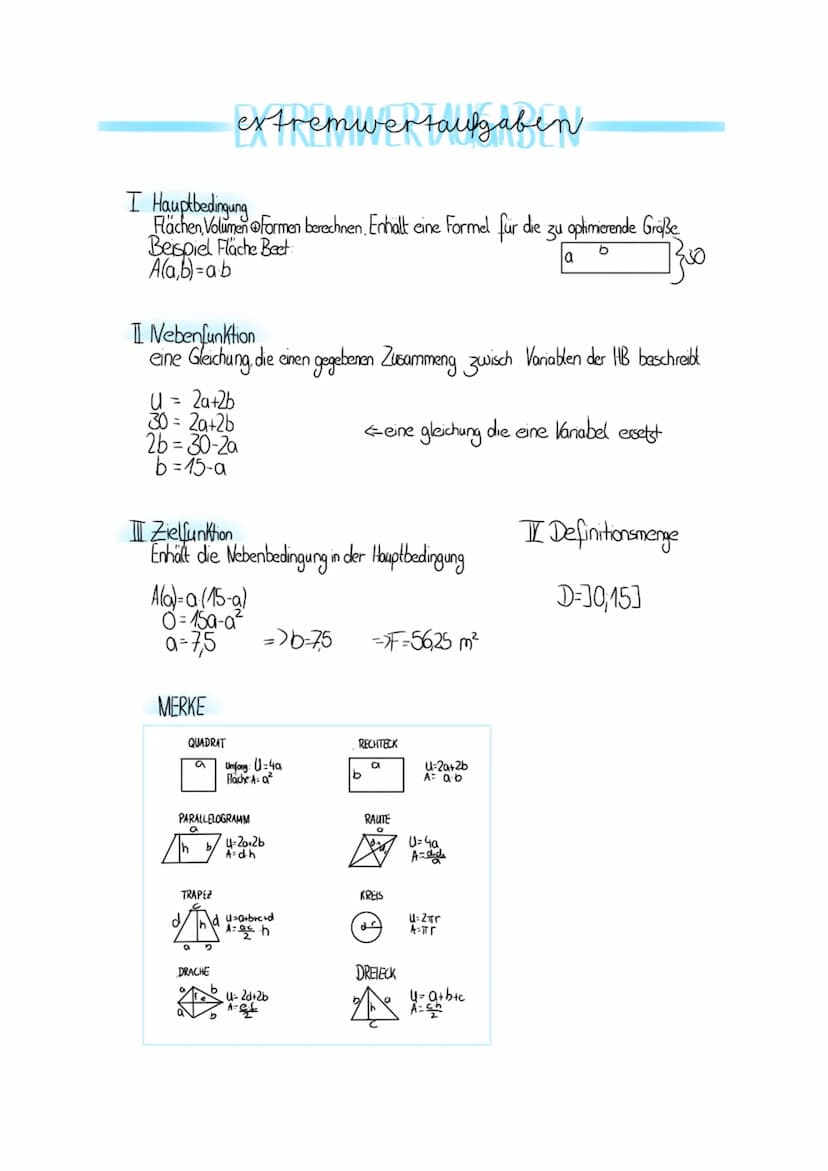 1 Recle Funktionen
LIDefinition-Wertemenge
In der Definitionsmenge D sind
die Zahlen enthalten die
genau
für x eingesetzt dürfen D=IR
Die Fu