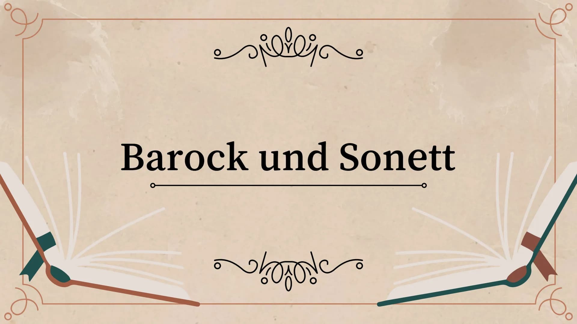 spellin
Barock und Sonett
hoone Inwiefern besteht eine Affinität zwischen dem
literarischen Barock und der lyrischen Gattung
Sonett? 1.
Baro