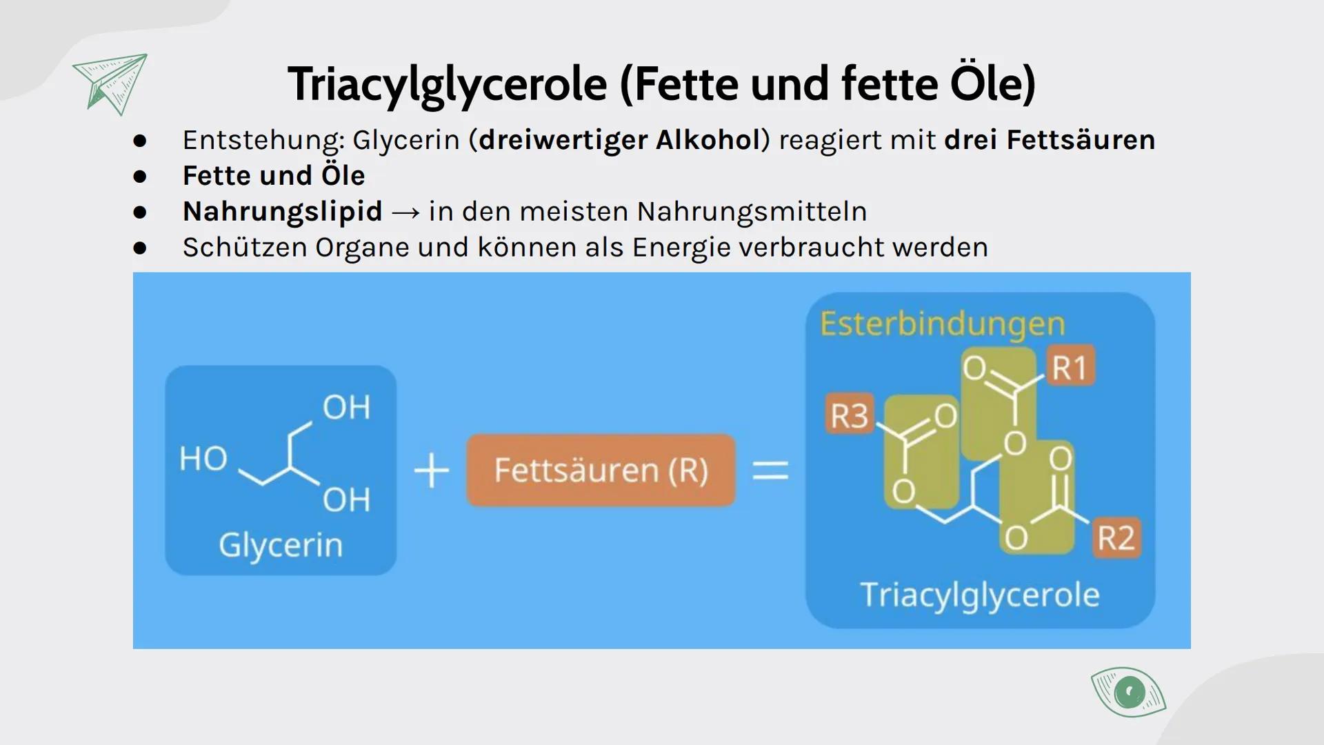 D
B
C
K
Lipide
von Maja, Sarah, Carla, Johanna und Assia
$A+B=C$ A+B=C

# Inhalt

01

# Lipide

- Was ist das?
- Verschiedene Arten
- gesätt