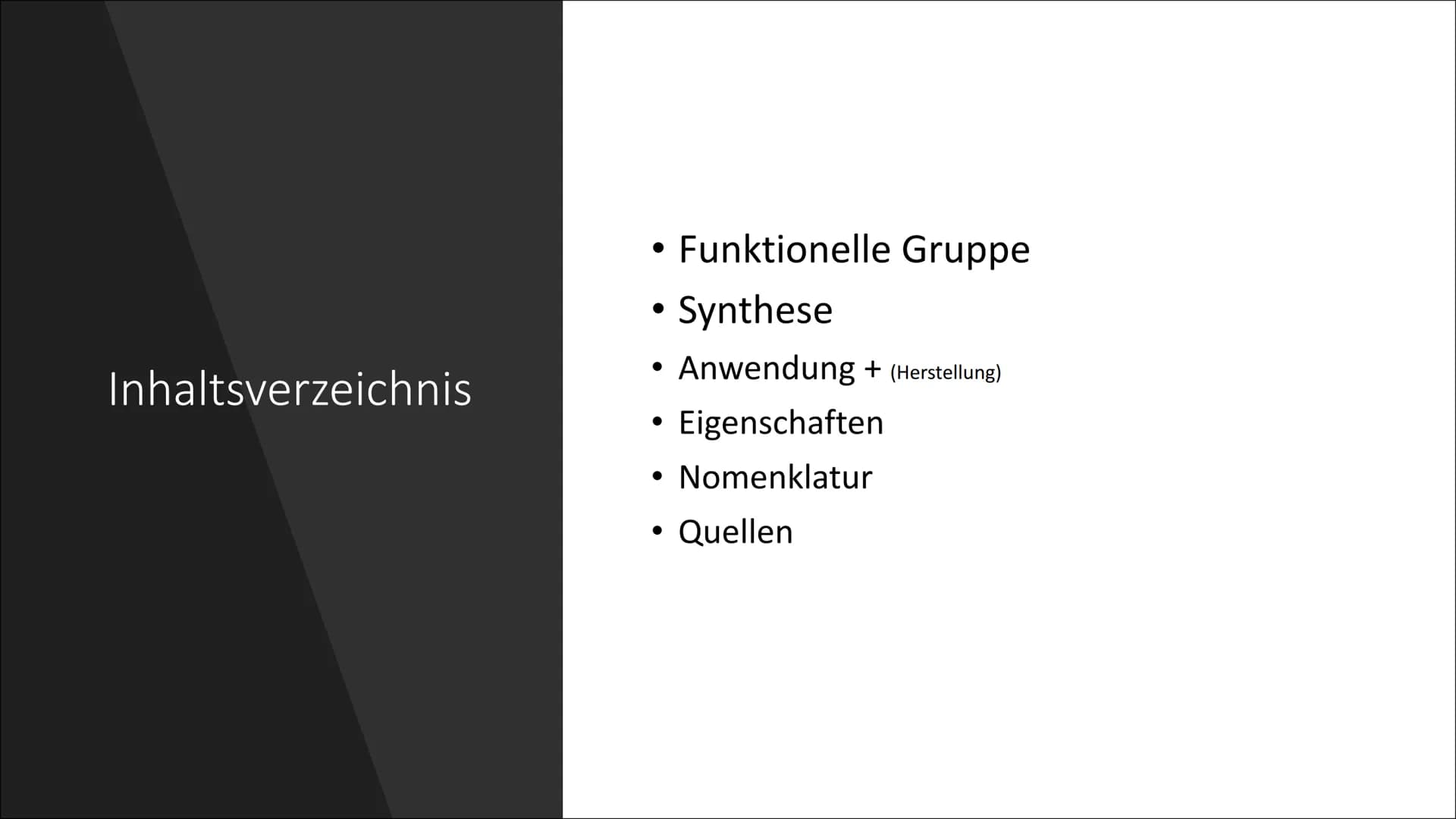 000
O
Oo
Carbonsäure
Von Paula, Sarah, Victoria,
Celine, Malte Inhaltsverzeichnis
●
●
●
●
●
Funktionelle Gruppe
Synthese
Anwendung + (Herste