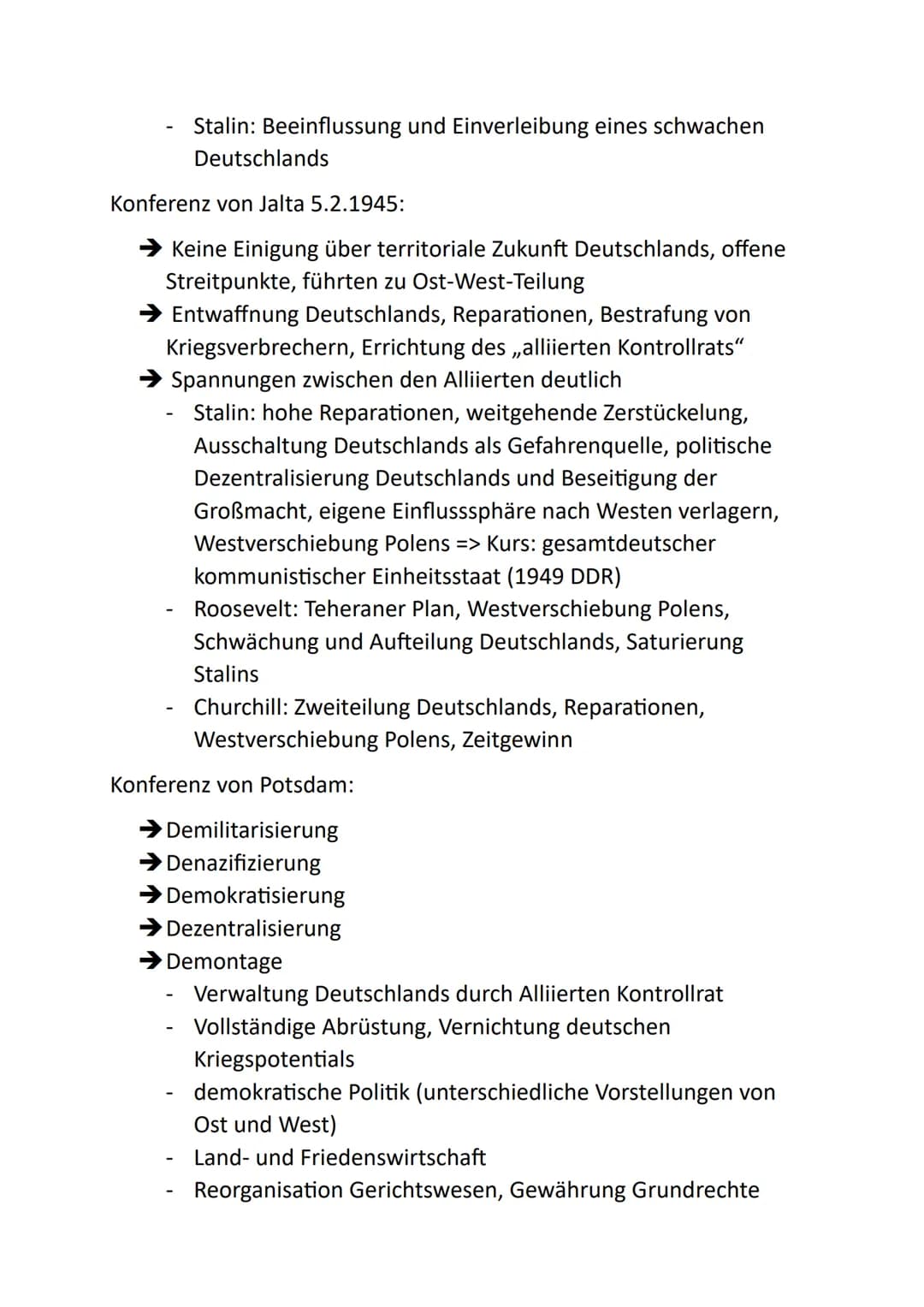 Nachkriegszeit/Deutschland nach 1945
1. Verlauf nach dem Krieg
9. Mai: bedingungslose Kapitulation Deutsches Reich
Folgen des Krieges:
-
Men