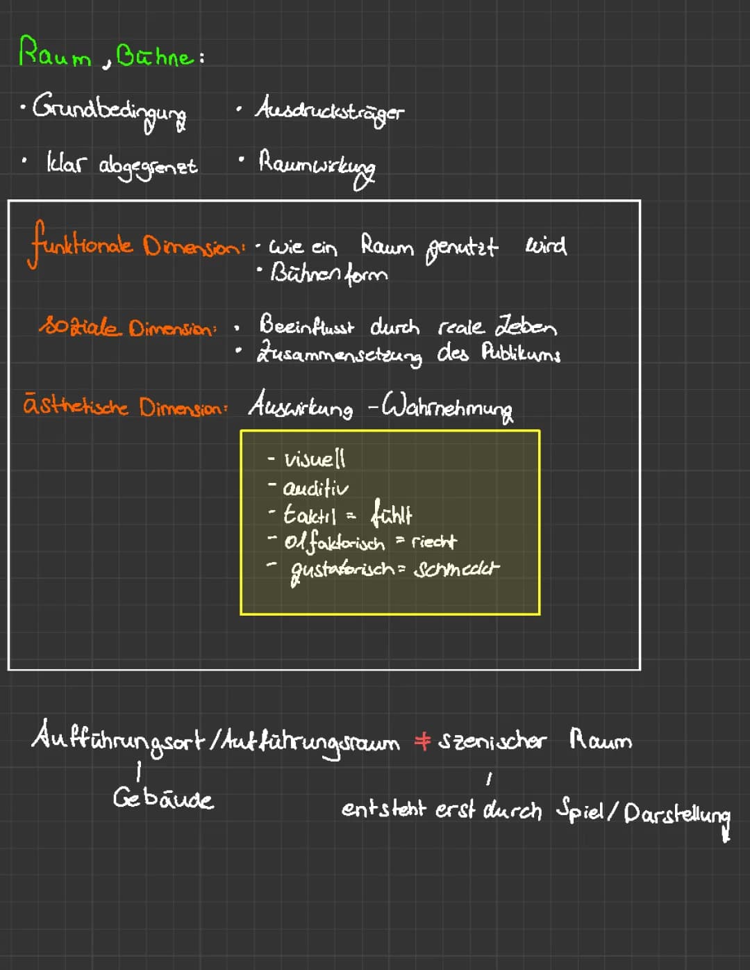 Raum und Bühne: Ästhetische Erfahrung und Bildung