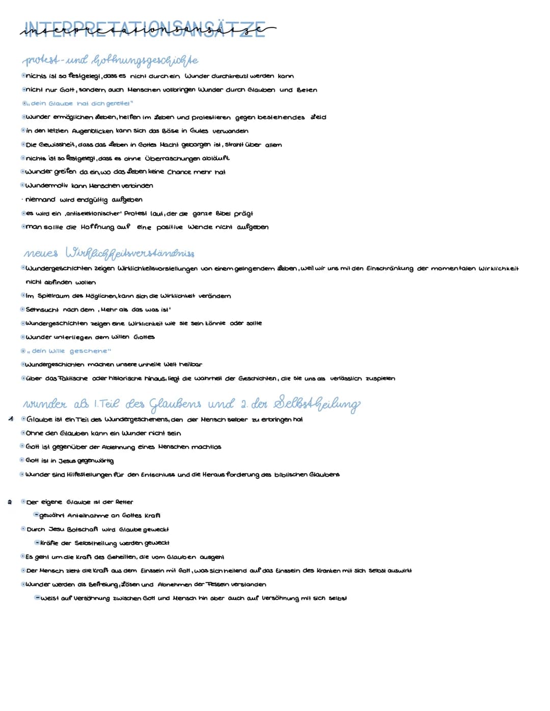Wunder
Retinition
Wunder sind Ereignisse, die (un-) erwartet eintreten können und uns in Erstaunen versetzen. Sie geben unserem Leben eine n