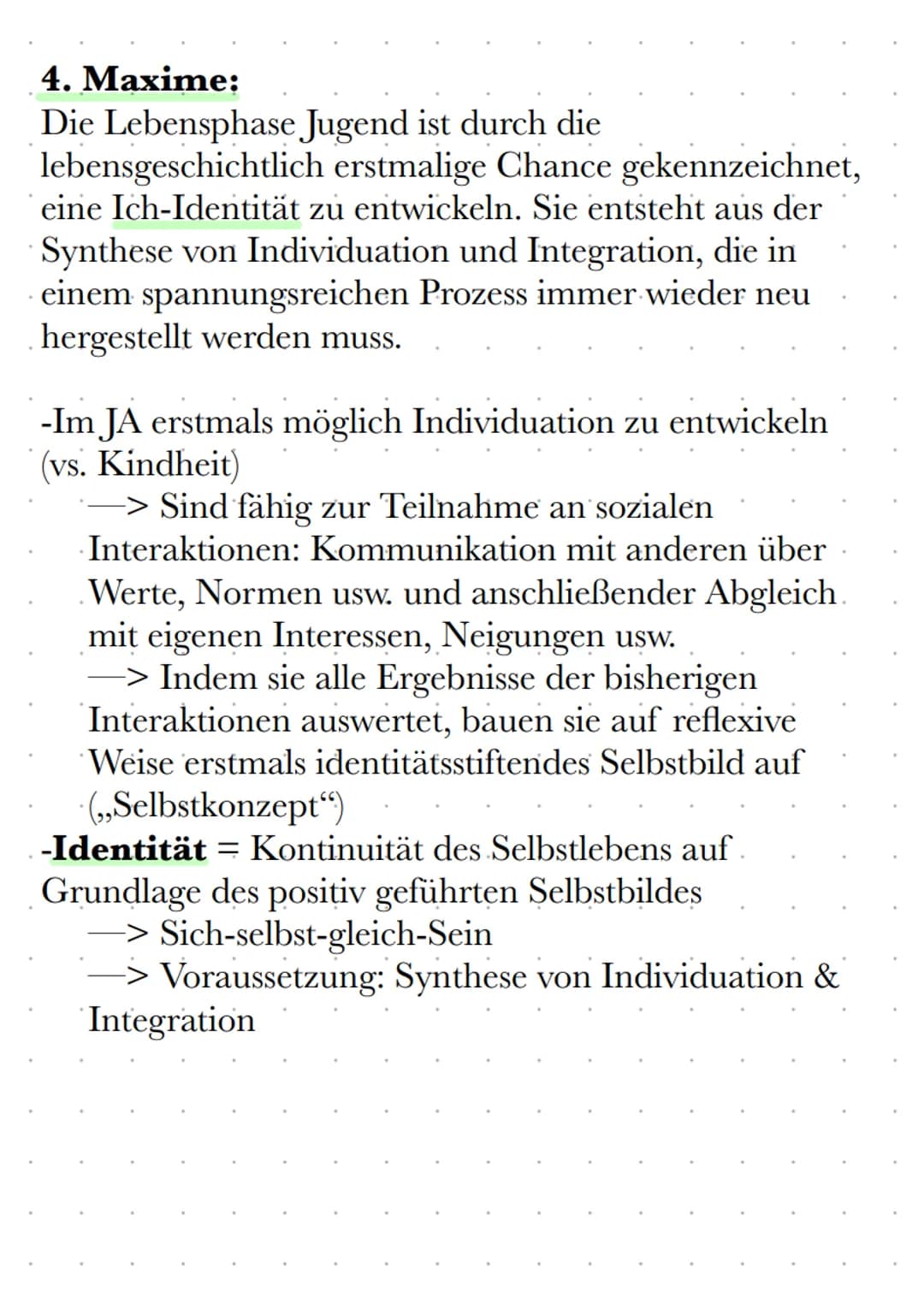 Maxime Hurrelmann
1. Maxime:
-Die Persönlichkeit gestaltet sich im Jugendalter in
einem Wechselspiel von Anlage und Umwelt
-> Grundstrukture