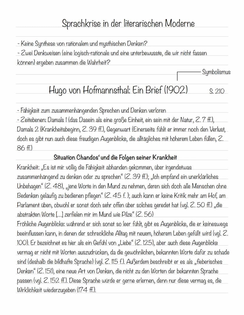  Literatur und Sprache um 1900
Literarische Moderne
Das nebeneinander beziehungsweise die Gleichzeitigkeit unterschiedlichster, zum Teil
wid