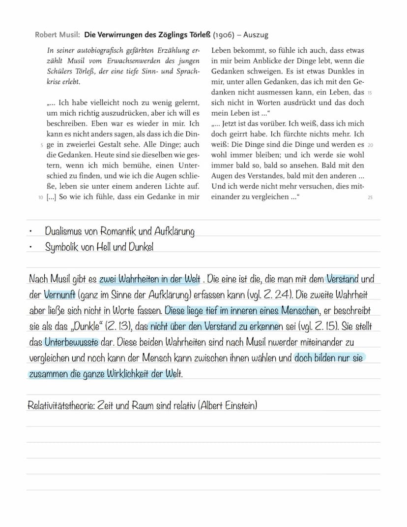 Literatur und Sprache um 1900
Literarische Moderne
Das nebeneinander beziehungsweise die Gleichzeitigkeit unterschiedlichster, zum Teil
wid