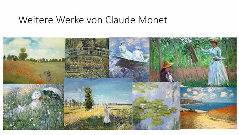Impressionismus Inhalt
• Was bedeutet Impressionismus?
• Wann/wo ist Impressionismus entstanden?
• Merkmale des Impressionismus
●
• Bedeuten