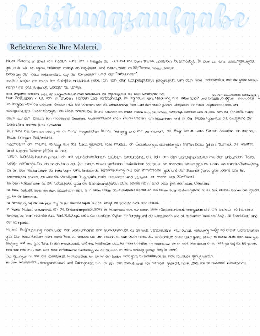 KU EF
UV1: Farbe Farbe
LEISTUNGSAUFGABE
Gestalten Sie ein zeitgenössisches Stillleben.
Inhaltliche Vorgaben:
• Motiv/Einzelelemente: Objekte