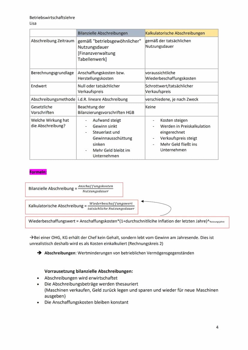 BETRIEBSWIRTSCHAFTSLEHRE
Klausurvorbereitung Betriebswirtschaftslehre
Lisa
Bereiche des Rechnungswesens Übersicht:
Finanzbuchhaltung
Externe