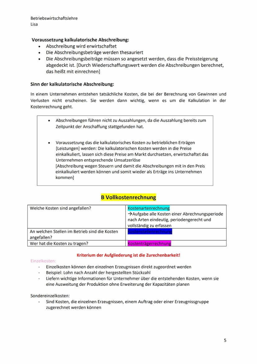 BETRIEBSWIRTSCHAFTSLEHRE
Klausurvorbereitung Betriebswirtschaftslehre
Lisa
Bereiche des Rechnungswesens Übersicht:
Finanzbuchhaltung
Externe