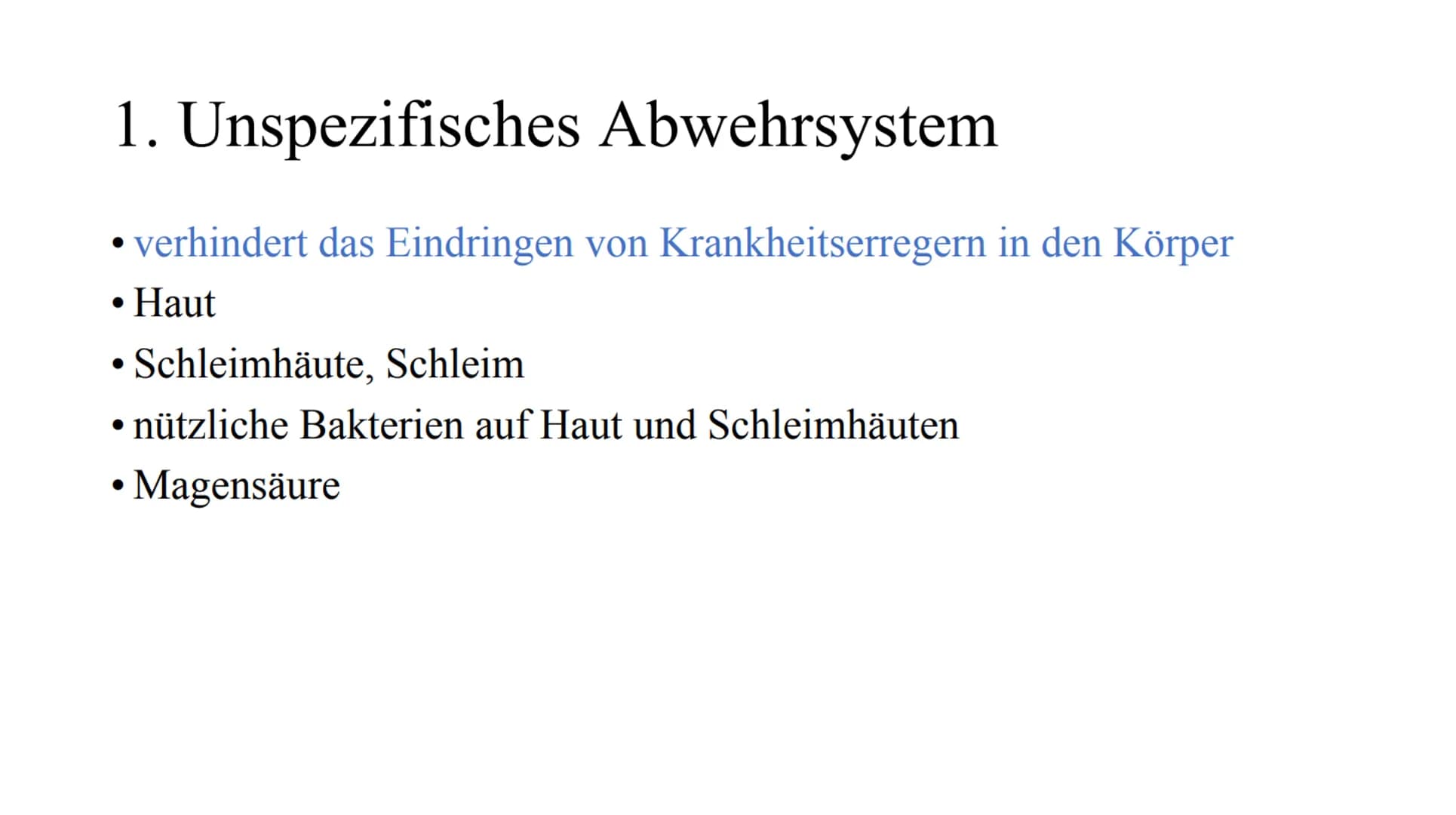 Das Immunsystem Das
Immunsystem
ist das körpereigene, individuelle Abwehrsystem gegen schädlichen
Krankheitserreger
Der Begriff des 'Immunsy