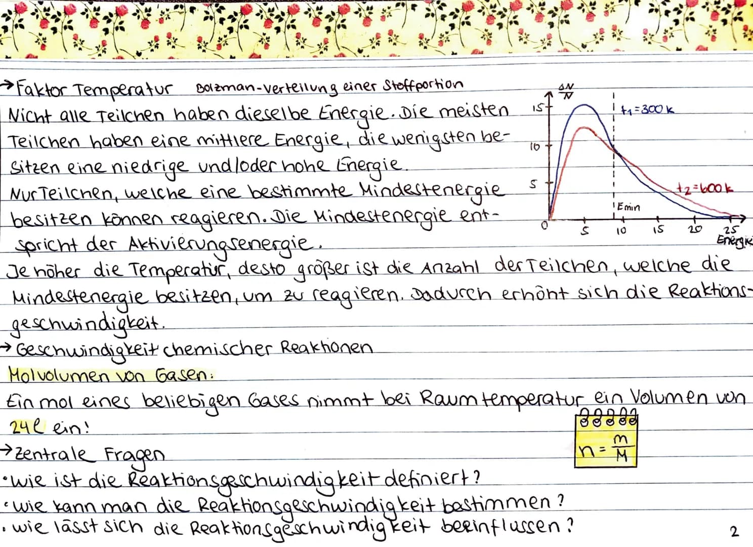 
<h2 id="reaktionsgeschwindigkeit">Reaktionsgeschwindigkeit</h2>
<p>Zur Bestimmung der Reaktionsgeschwindigkeit einer chemischen Reaktion ei