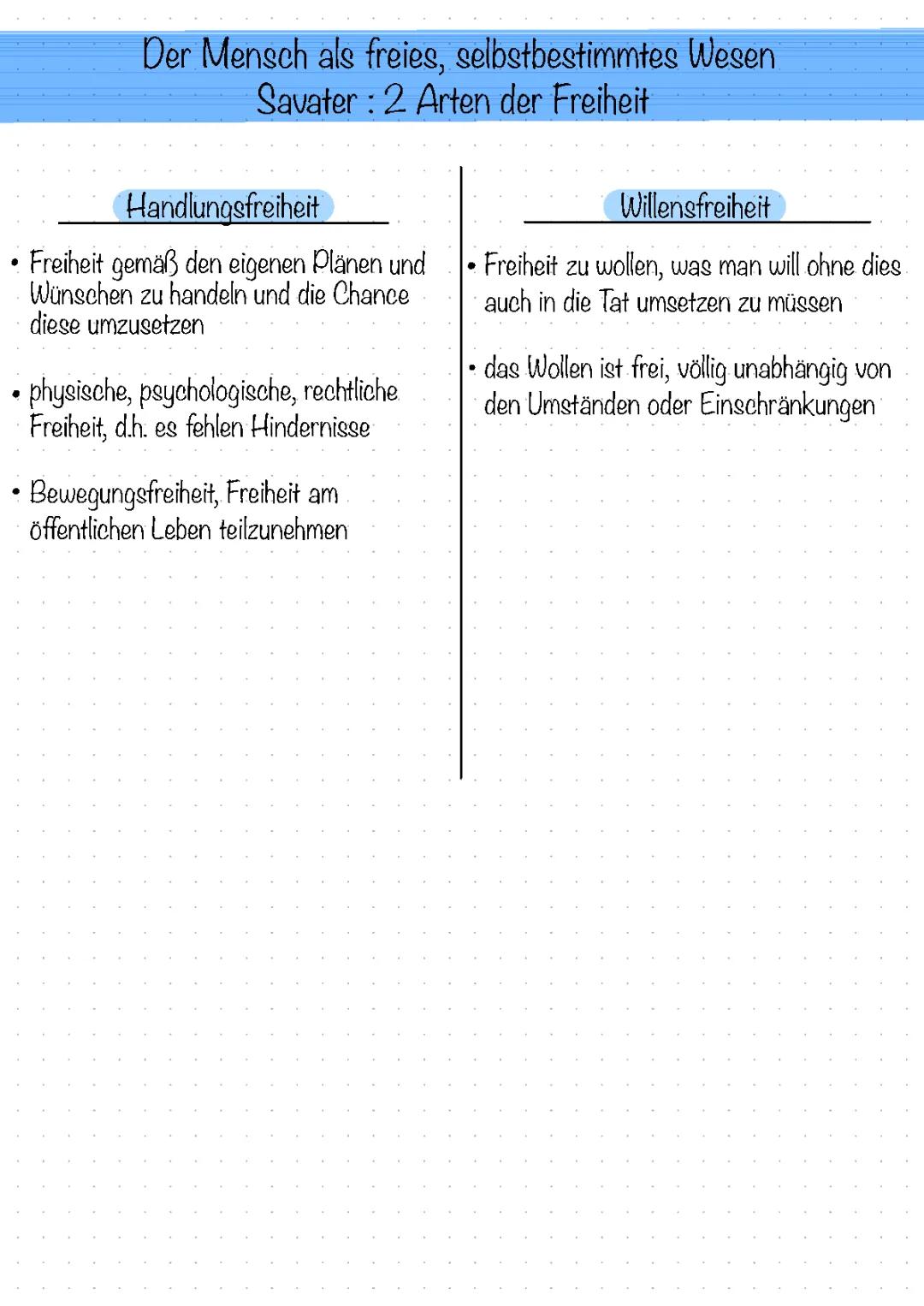 Hat der Mensch einen freien Willen? - Beispiele und Definitionen zur Willensfreiheit und Handlungsfreiheit