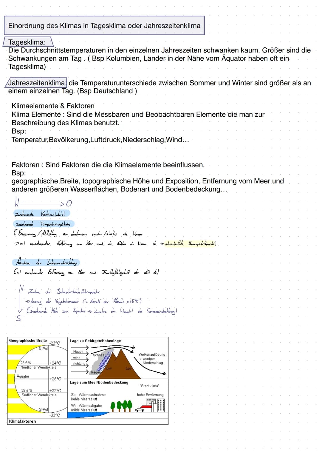Klimadiagramme auswerten
Schritt 1:
Lage & Höhe der Station ablesen
Schritt 2:
Temperatur Werte
-> Temperaturmaxima & Minimum
Jahresmittelte