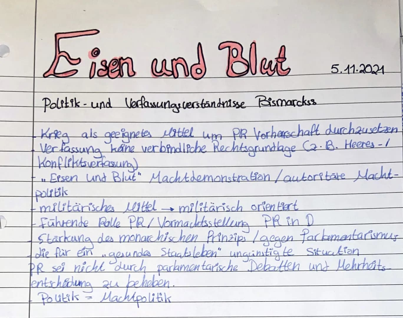 Die Reichsgründung
Der Weg zur Reichsgründung:
-Nach 1848/1849 -> Restauration des Deutschen Bundes
-> Es gibt einen Streit: Wer hat im Deut