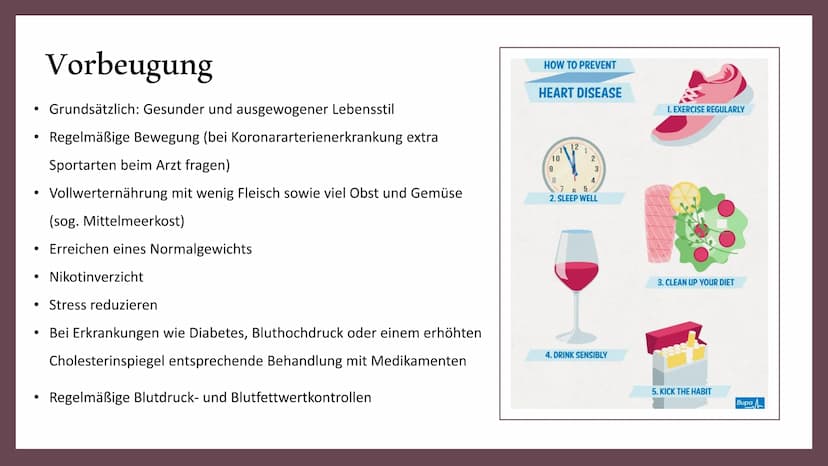 Herzinfarkt Definition
Erste Hilfe
Gemeinsamkeiten Herzinfarkt
und Schlaganfall
INHALT
Vorbeugung
Symptome
Behandlung
Ursachen und
Risikofak