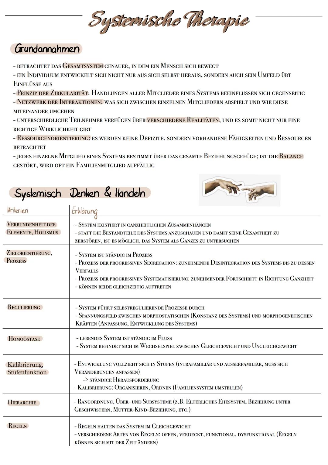 # Systemische Therapie

Grundannahmen

- BETRACHTET DAS GESAMTSYSTEM GENAUER, IN DEM EIN MENSCH SICH BEWEGT
- EIN INDIVIDUUM ENTWICKELT SICH