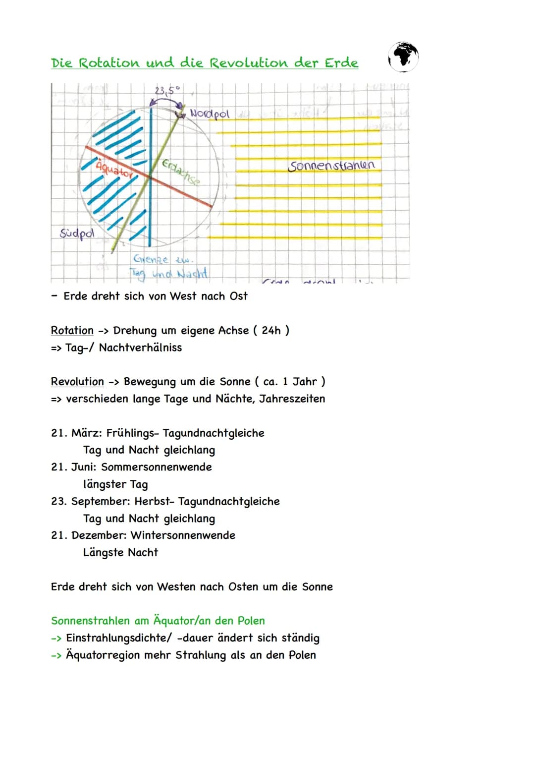 -ERDKUNDE
Schicht und Schildvulkane
Wetter, Witterung, Klima
1
Klimadiagramme
Atmosphärische Prozesse
die Rotation und die Revolution der Er