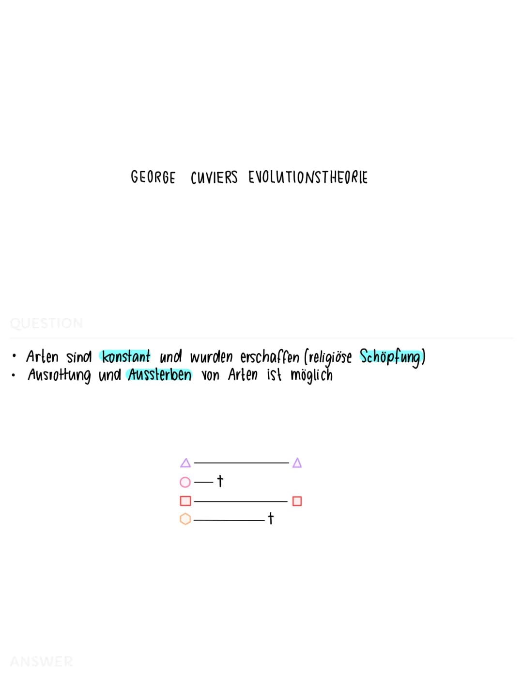 QUESTION
BIOLOGISCHER ARTBEGRIFF
Eine Art ist eine Gruppe von Lebewesen, die sich in der Natur
miteinander kreuzen und lebensfähige + frucht