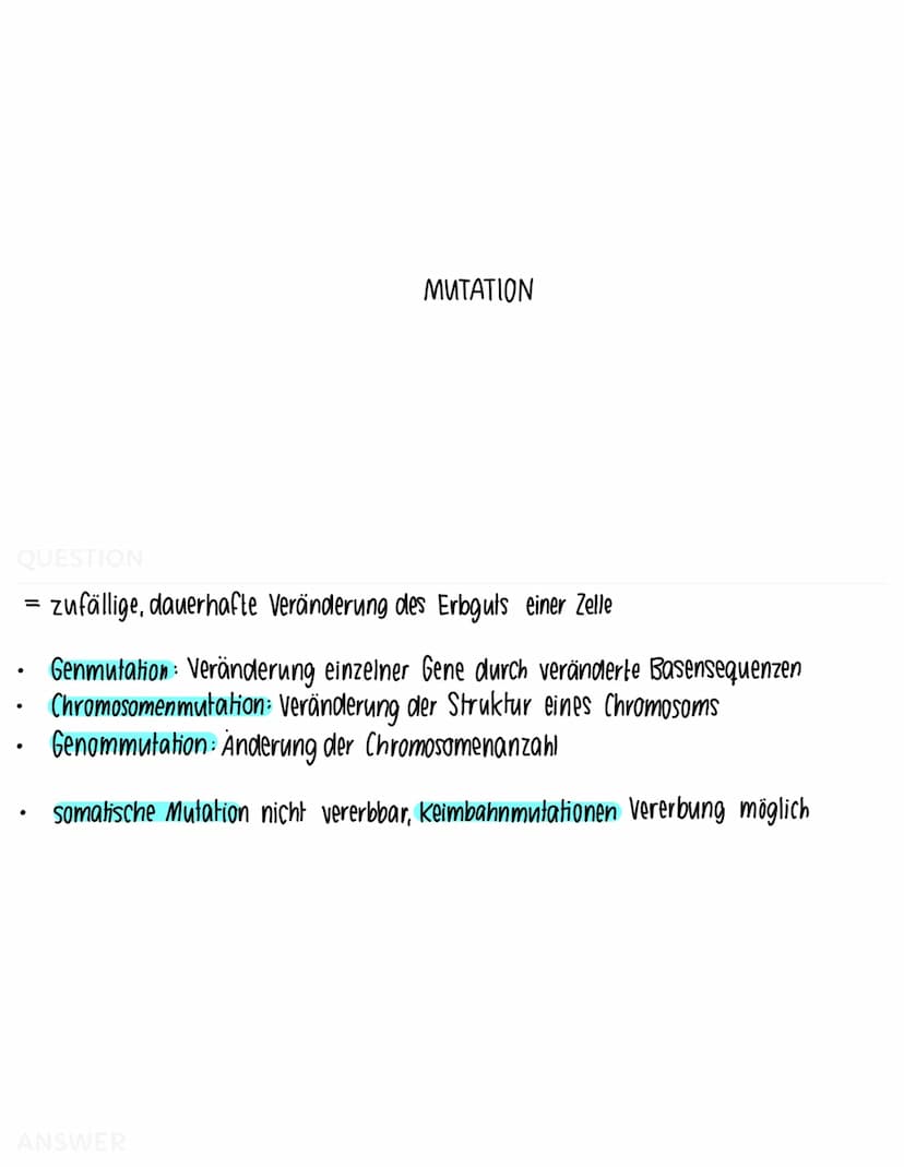 QUESTION
BIOLOGISCHER ARTBEGRIFF
Eine Art ist eine Gruppe von Lebewesen, die sich in der Natur
miteinander kreuzen und lebensfähige + frucht