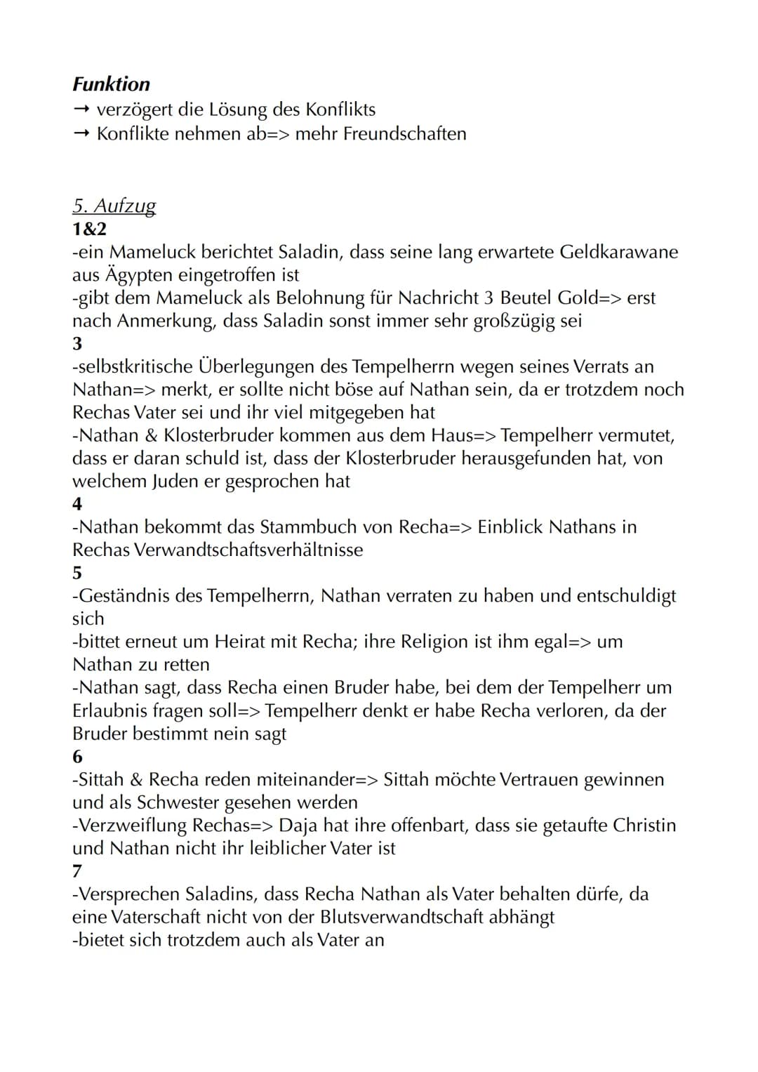 Nathan der Weise
Autor: Gotthold Ephraim Lessing
Jahr: 1779
Textsorte: Dramatisches Gedicht
Aufbau: 5 Aufzüge/Akte mit jeweiligen Auftritten