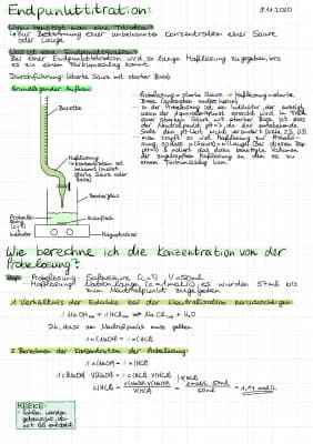 Know Endpunkttitration: Durchführung & Berechnung  thumbnail