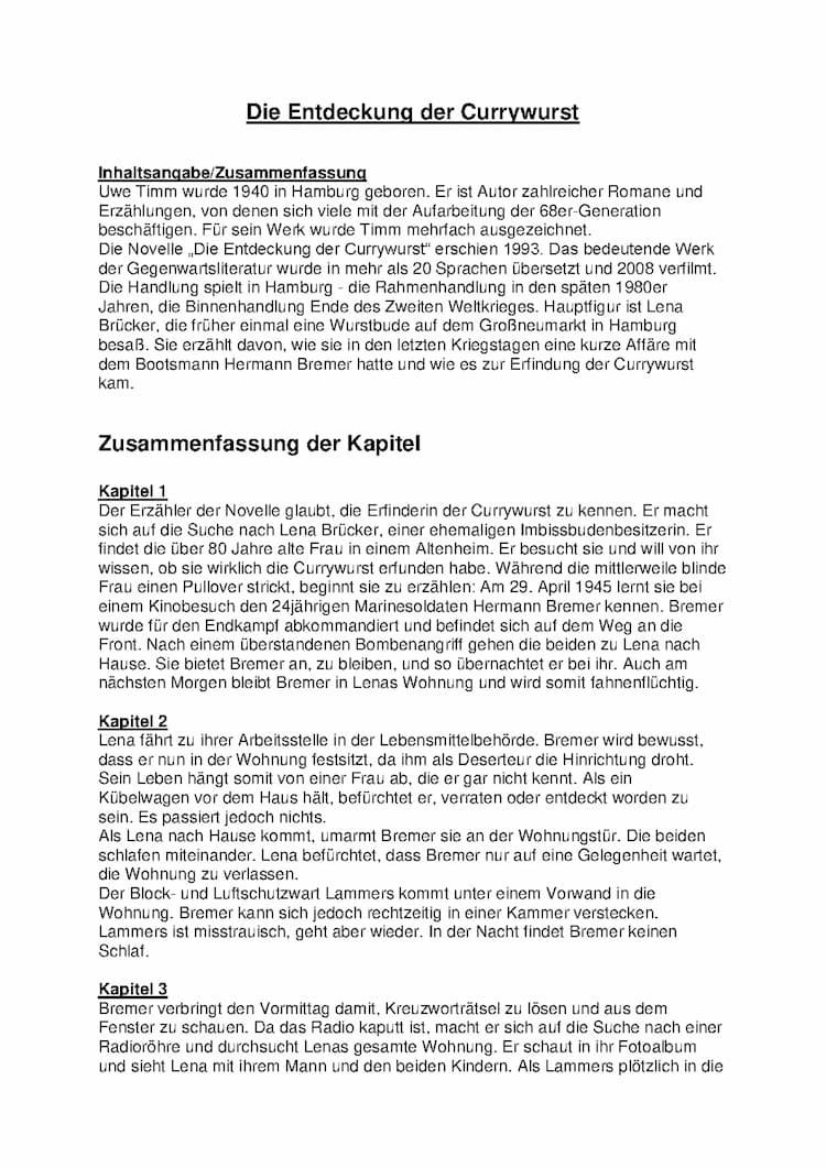 Know Die Entdeckung der Currywurst (Novelle) thumbnail