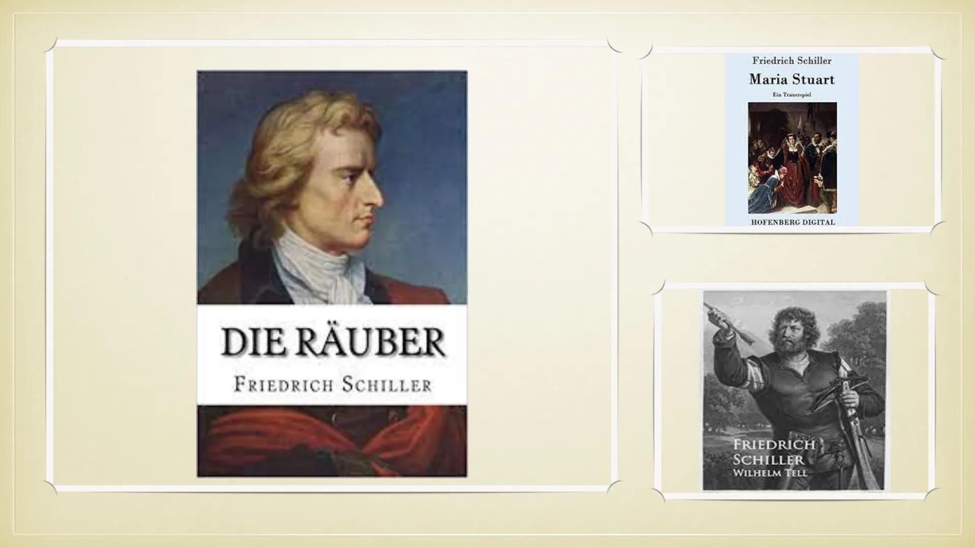 FRIEDRICH SCHILLER
LEBEN, WERKE, EINFLUSS ●
●
●
Leben
Werke
Einfluss
Quellen
INHALTSVERZEICHNIS LEBEN • 10.November 1759 in Marbach am Necka