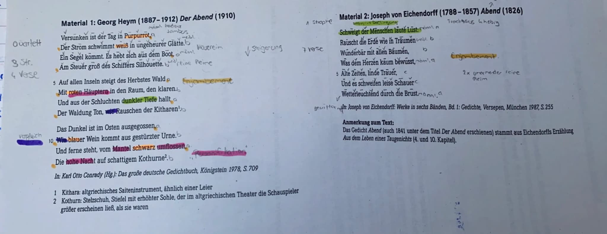 IZ
Das expressionistische Gedicht Der Abend",
veröffentlicht 1910 und geschrieben von Georg
Heym, erzählt von einem Schiff auf hoher See,
ge
