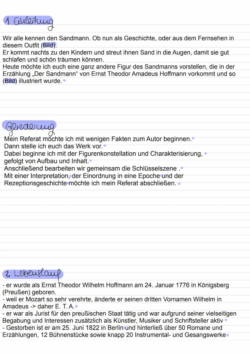 ↑ Guleitung
Wir alle kennen den Sandmann. Ob nun als Geschichte, oder aus dem Fernsehen in
diesem Outfit (Bild).
Er kommt nachts zu den Kind