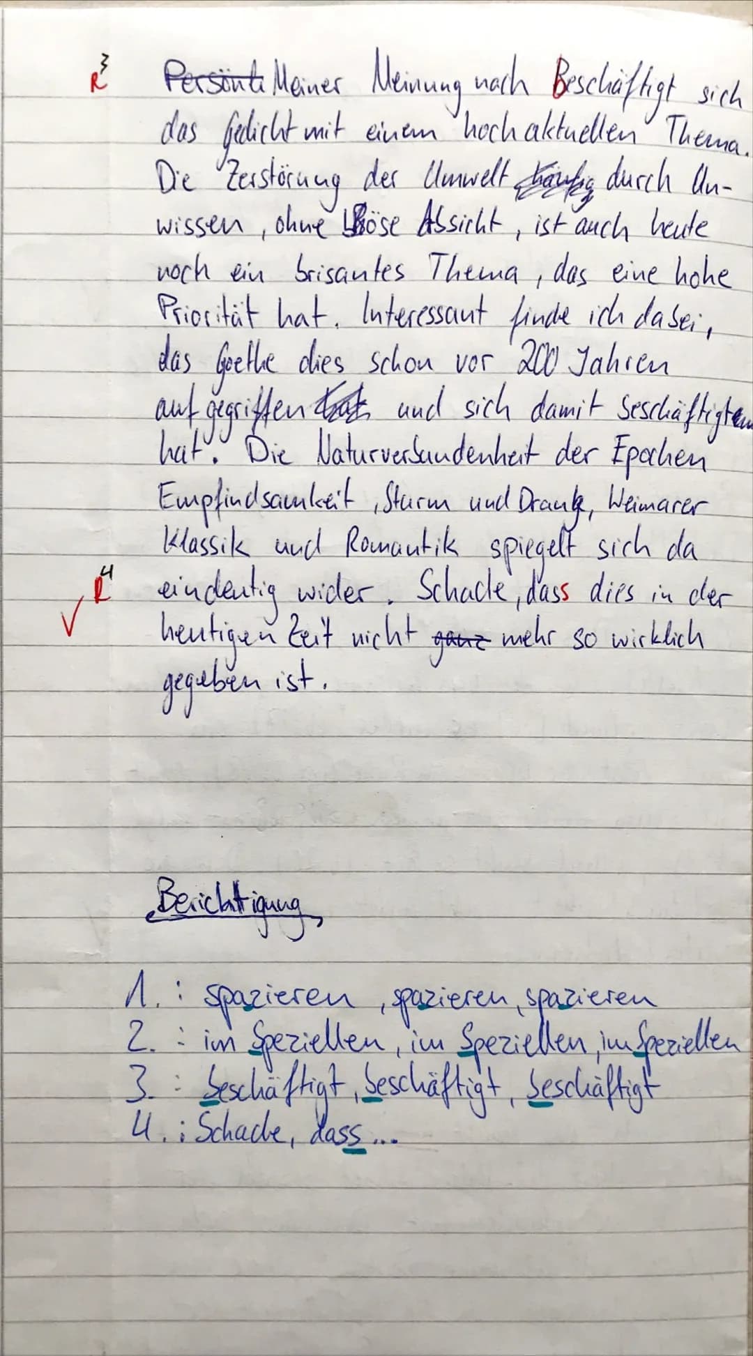 Name:
Sofie
Erwartungshorizont
Verstehensleistung
Die Schülerin, der Schüler...
Zur Einleitung
Angaben zu Verfasser und Titel (evtl. Entsteh