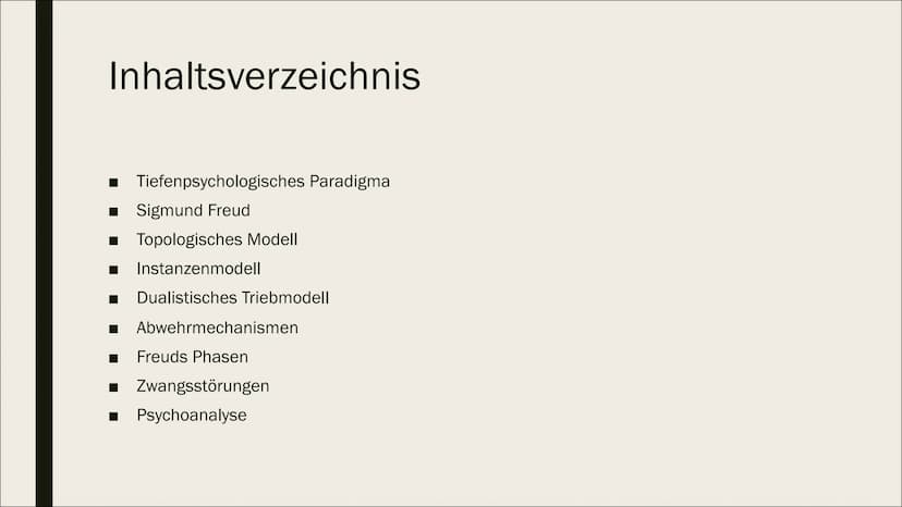 ୮
FREUD
& die Tiefenpsychologie Inhaltsverzeichnis
■ Tiefenpsychologisches Paradigma
■ Sigmund Freud
■ Topologisches Modell
Instanzenmodell
