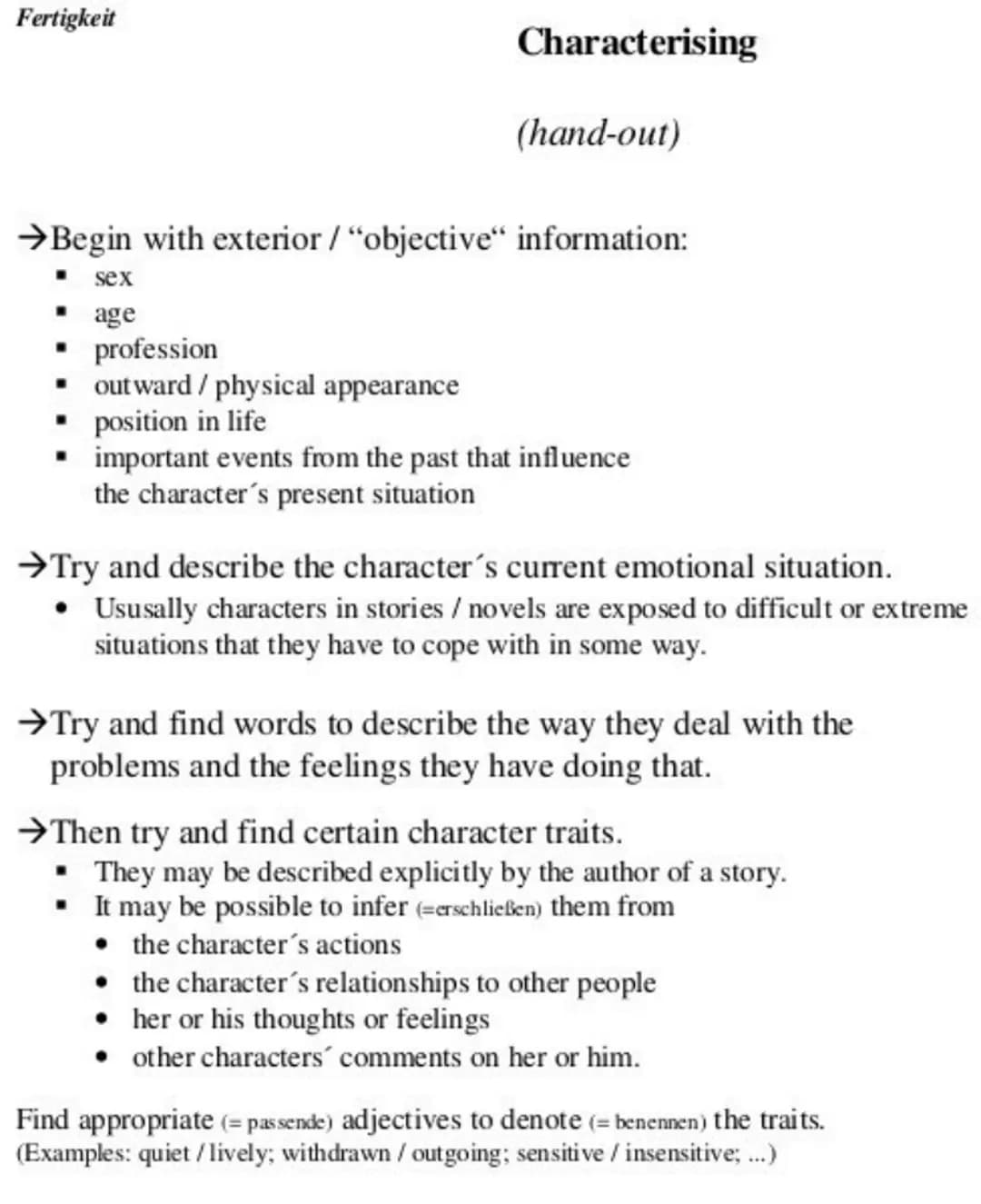 Before writing
Step 1.
Step 2 -
Step 3
Step 4
Step 1
Step 2
Read the text carefully. Mark the words. or sentences. or
down the lines that gi