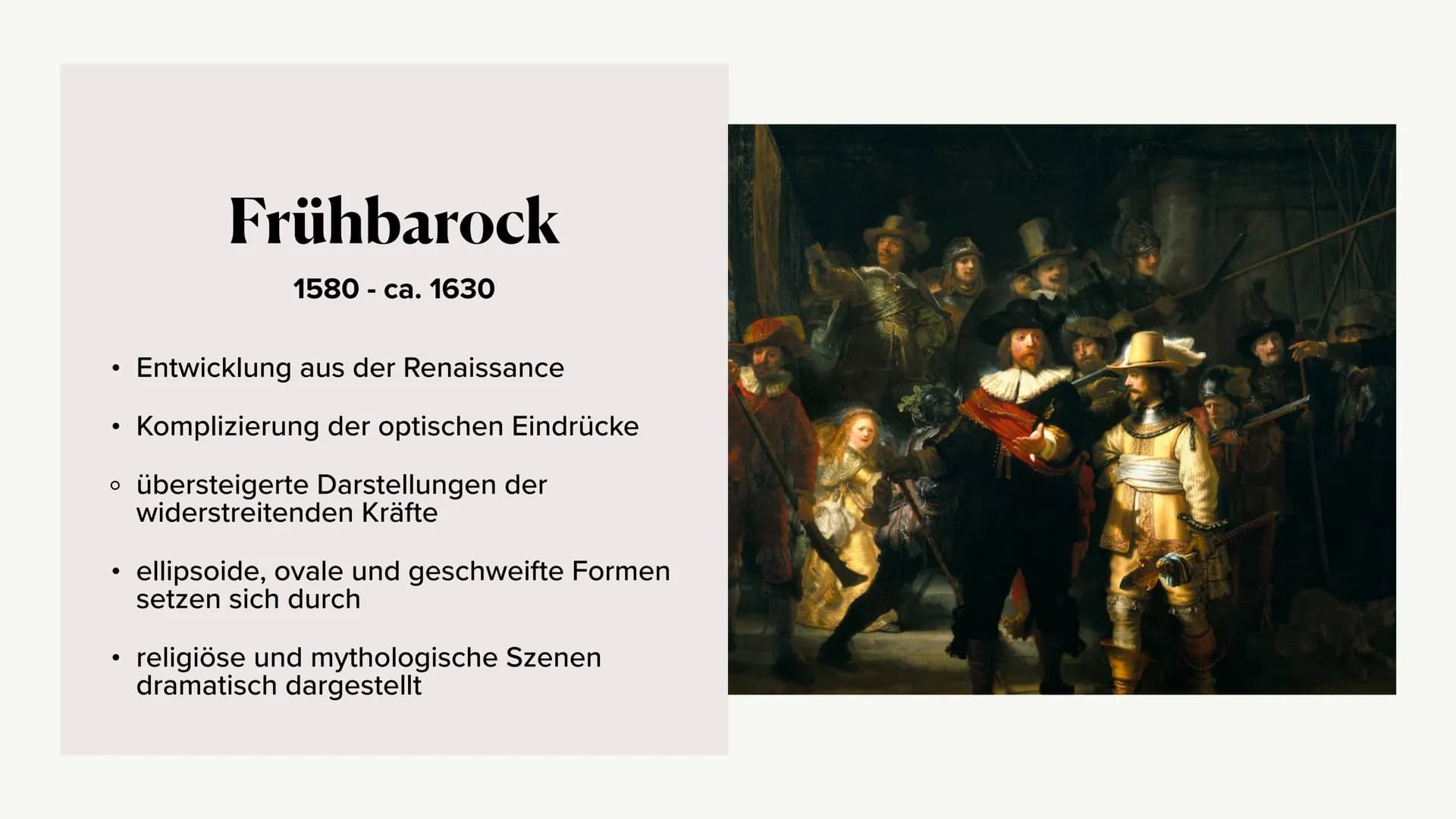 Kunstepoche Barock Inhaltsverzeichnis
• Barock
• Stillleben
Wichtige Merkmale
• Barock in den Niederlanden
o Renaissance
• Frühbarock
o Hoch