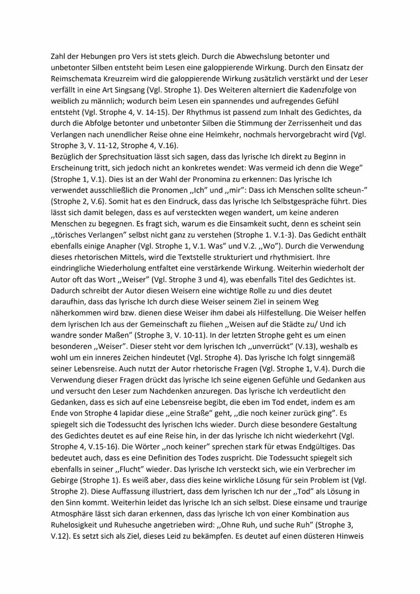 Deutsch-GK, Q2
Analyse des lyrischen Textes ,,der Wegweiser"
06.02.2021
Gegenstand der folgenden Analyse ist der lyrische Text mit dem Titel