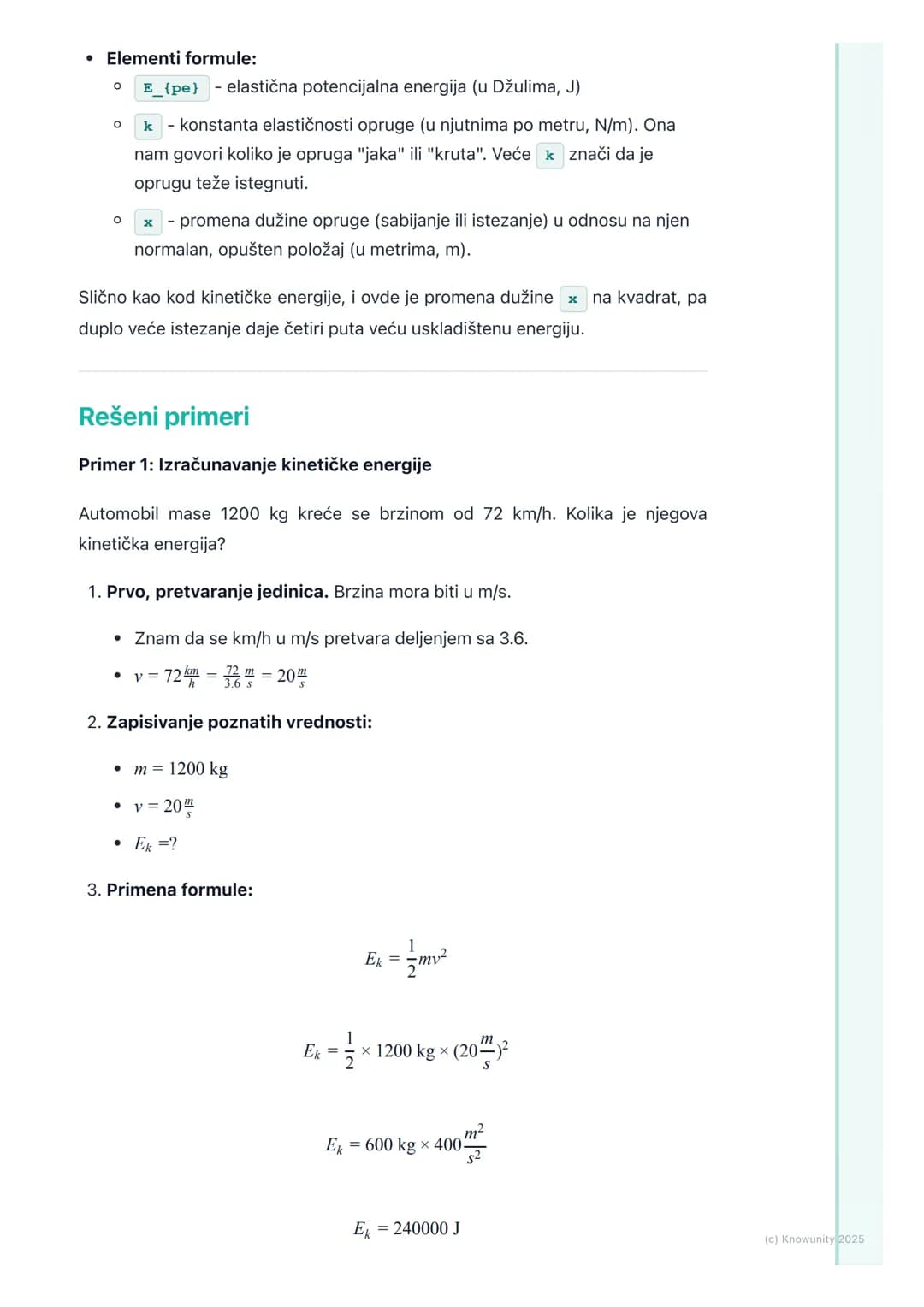 # Mehanička energija –
kinetička i potencijalna

Uvod u mehaničku energiju

Mehanička energija je zbir kinetičke i potencijalne energije tel