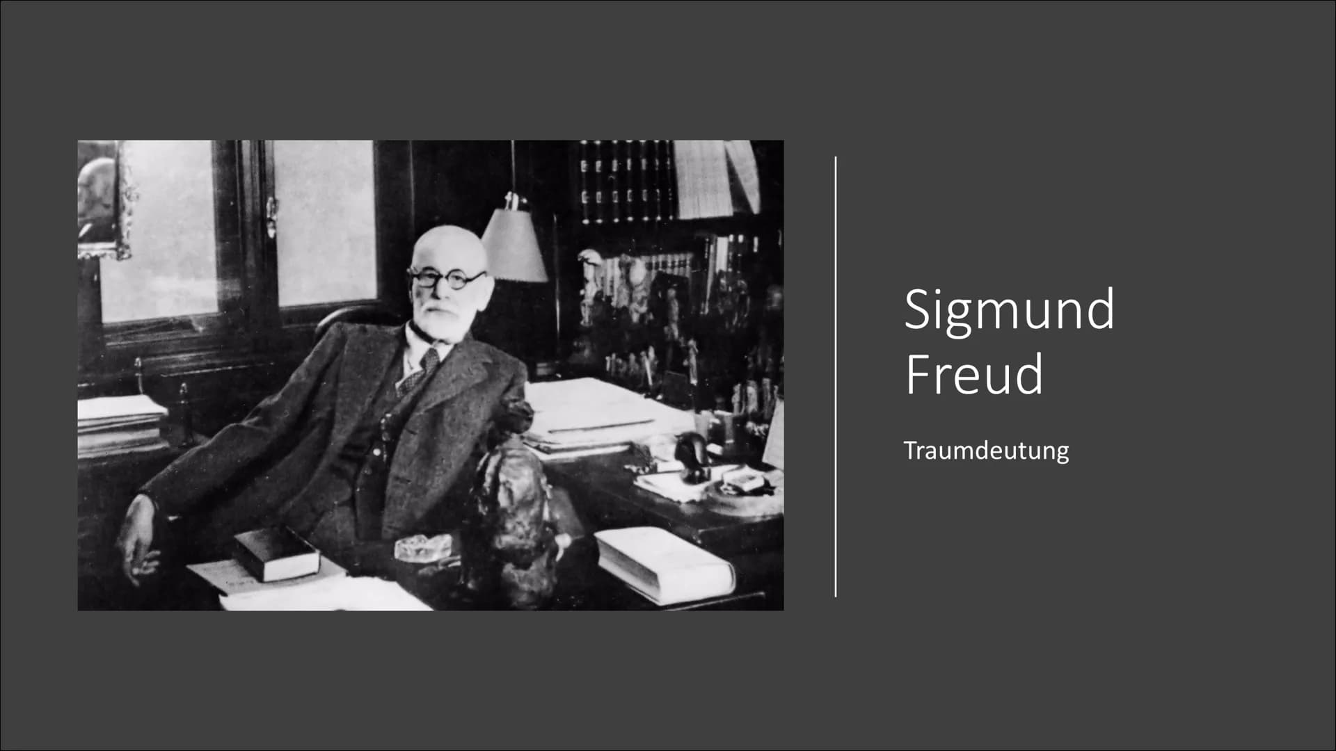 Sigmund
Freud
Traumdeutung Agenda
Steckbrief
Allgemeine Informationen zum Traum
Traum nach Freud
Definitionen zum Traum
*Traumdeutung
Instan