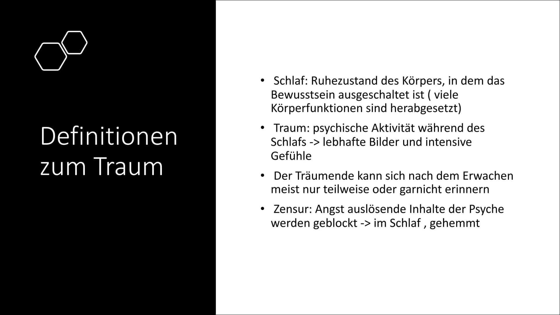 Sigmund
Freud
Traumdeutung Agenda
Steckbrief
Allgemeine Informationen zum Traum
Traum nach Freud
Definitionen zum Traum
*Traumdeutung
Instan