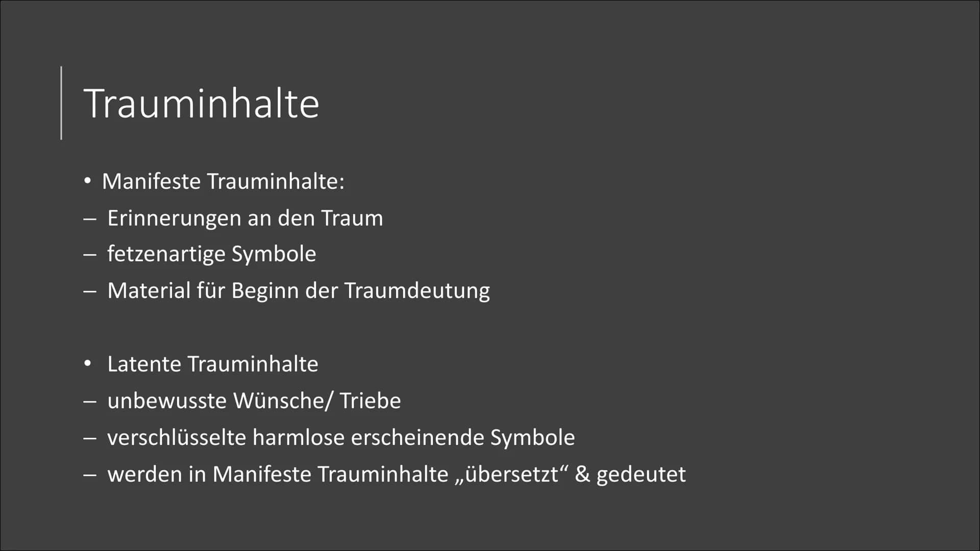 Sigmund
Freud
Traumdeutung Agenda
Steckbrief
Allgemeine Informationen zum Traum
Traum nach Freud
Definitionen zum Traum
*Traumdeutung
Instan