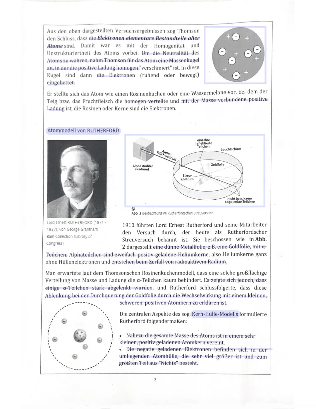 STRAHLUNG HUS HIOMHULLE UND HIOMKERN
1. HISTORISCHE ENTWICKLUNG DER ATOMVORSTELLUNG
1. ATOMTHEORIE VON DALTON
• JEDES ELEMENT BESTEHT AUS GL