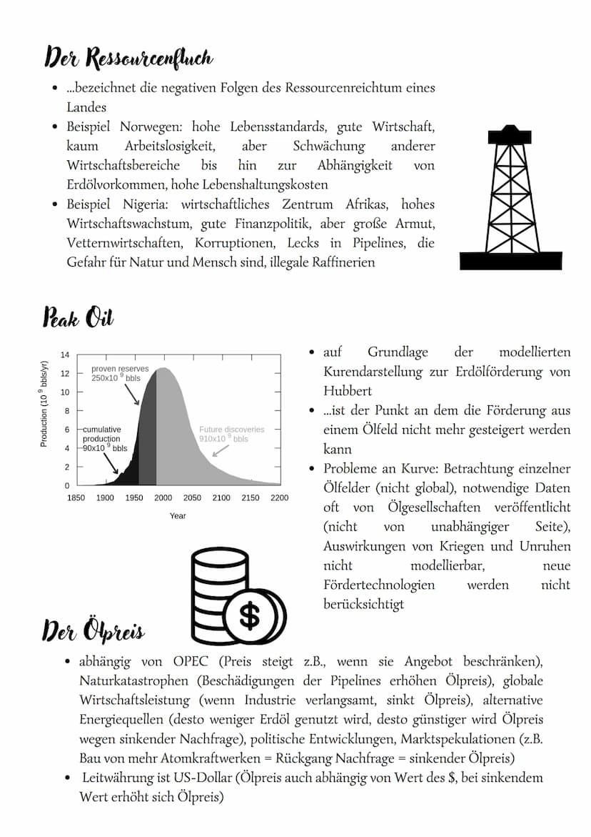 RESSOURCEN UND IHRE
NUTZUNG
Ressourcen:
sind die Gesamtmengen eines Rohstoffes. Dazu
zählen auch noch nicht gefundene und/oder
derzeit aus w